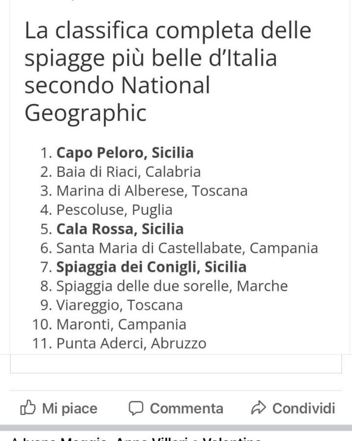 Tra Mare E Lago Torre Faro Luaran gambar